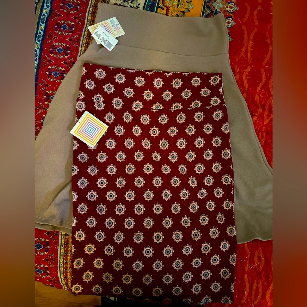 Lularoe Cassie & Azure skirts bundle